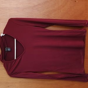 Rue 21 martin sleeve shirt with choker.